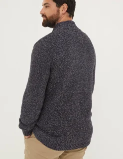 Men FatFace View All|Hove Half Neck Jumper