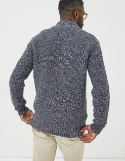Men FatFace View All|Hove Half Neck Jumper