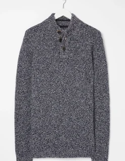 Men FatFace View All|Hove Half Neck Jumper