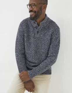 Men FatFace View All|Hove Half Neck Jumper