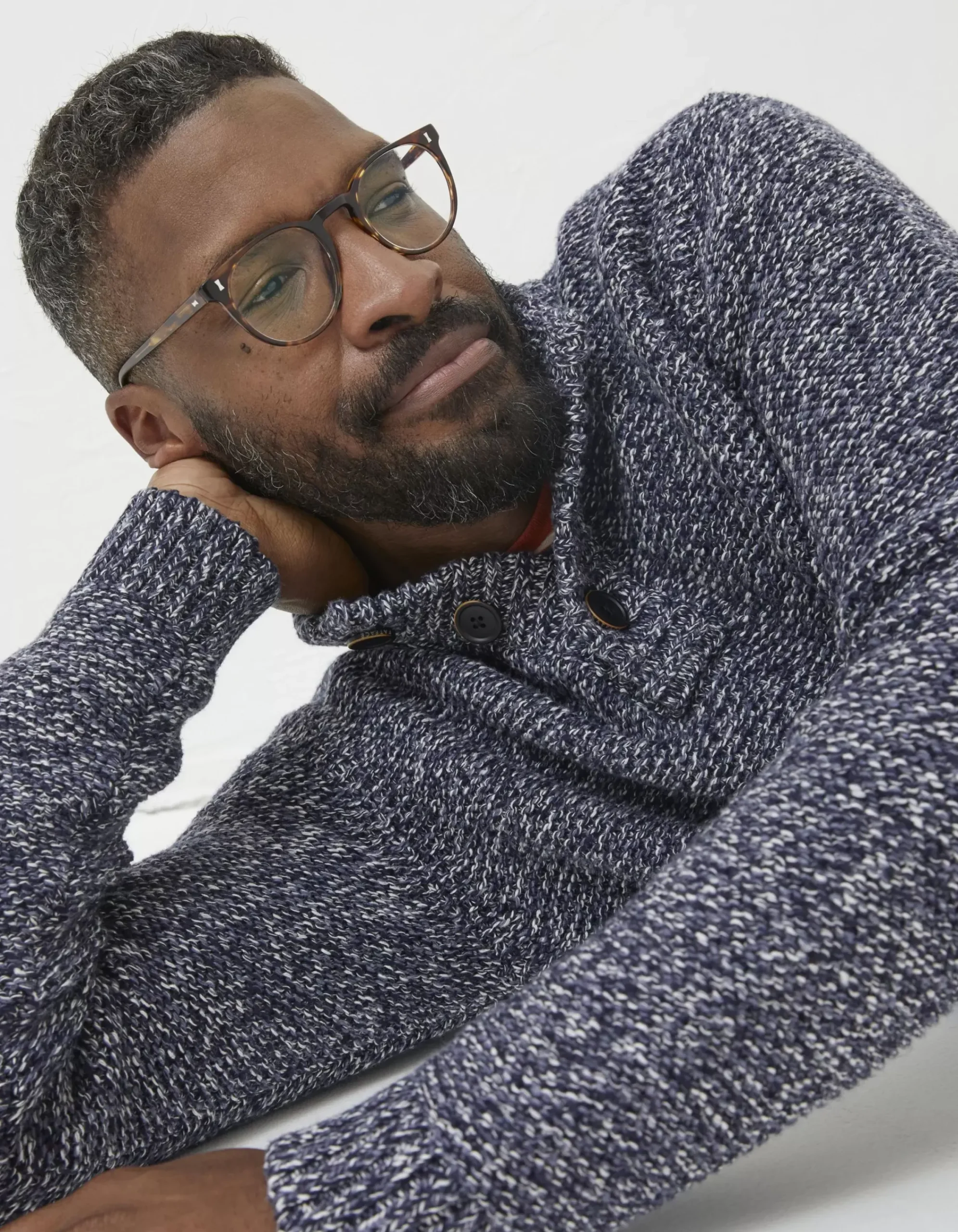 Men FatFace View All|Hove Half Neck Jumper