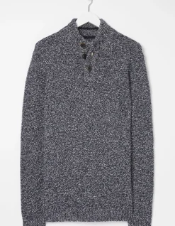 Men FatFace View All|Hove Half Neck Jumper