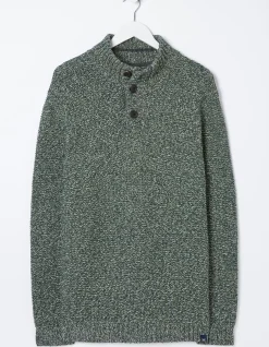 Men FatFace View All|Hove Half Neck Jumper
