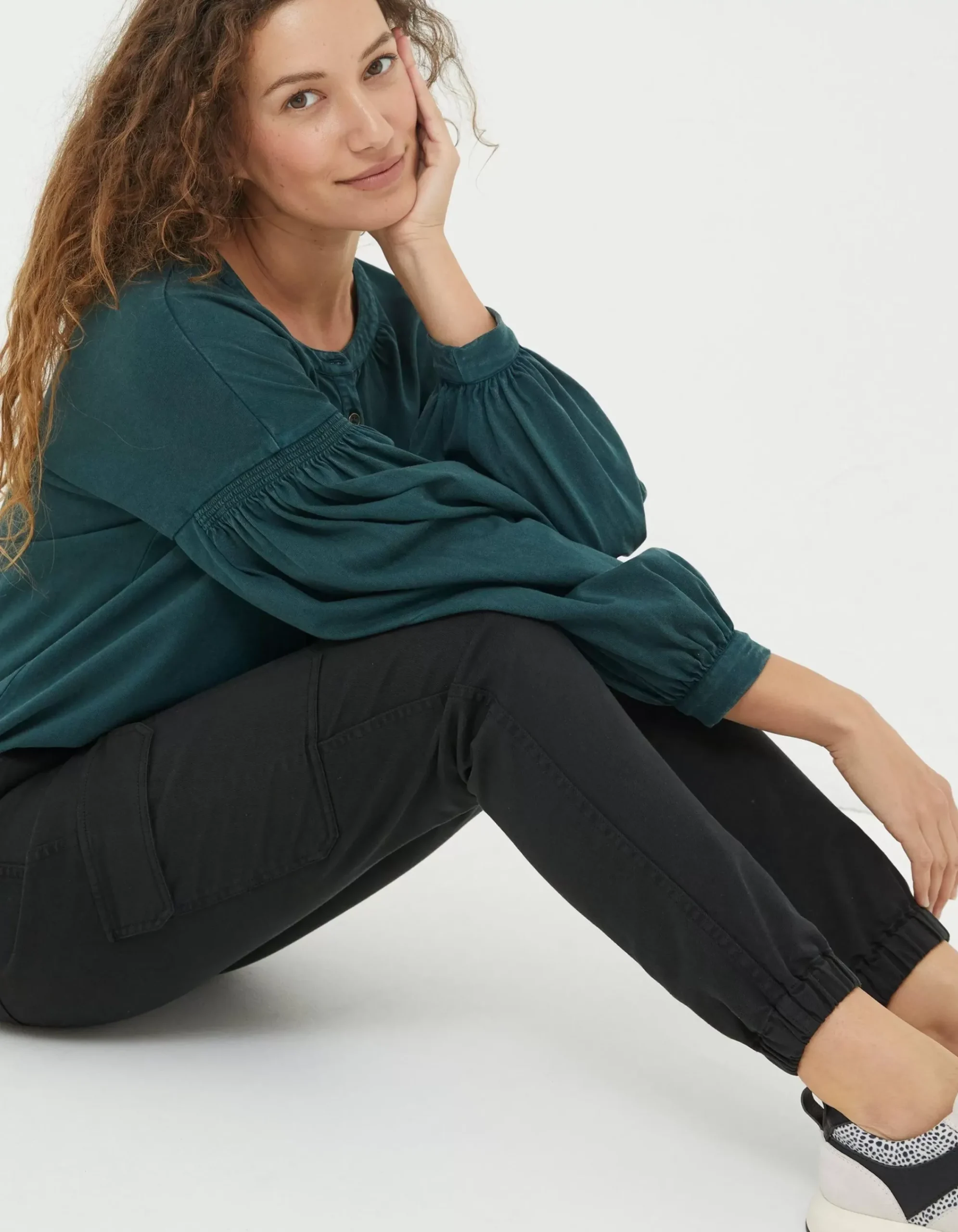 Women FatFace Trousers & Leggings|Hythe Cargo Trouser