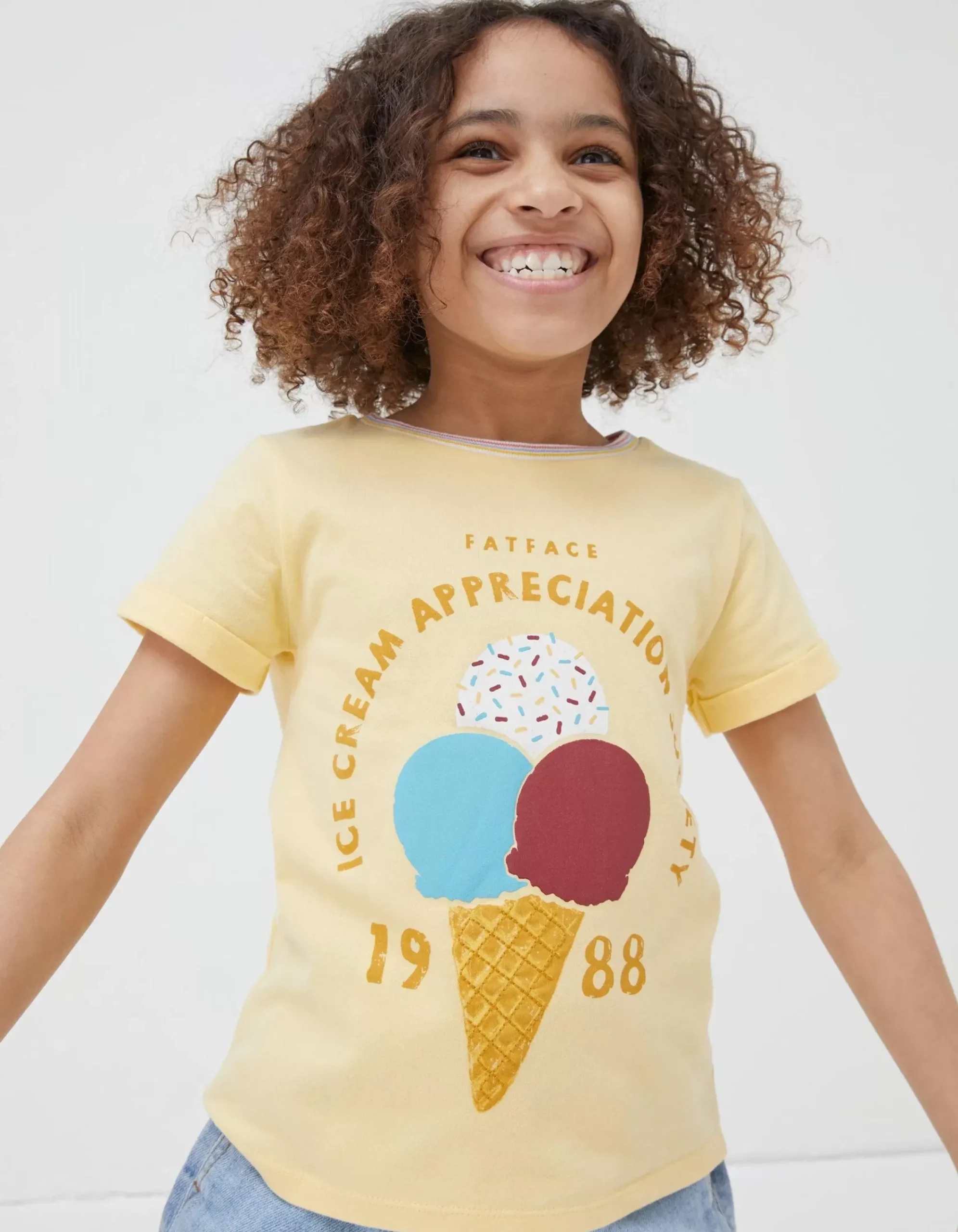 Girls FatFace View All|Ice Cream T-Shirt