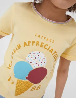 Girls FatFace View All|Ice Cream T-Shirt