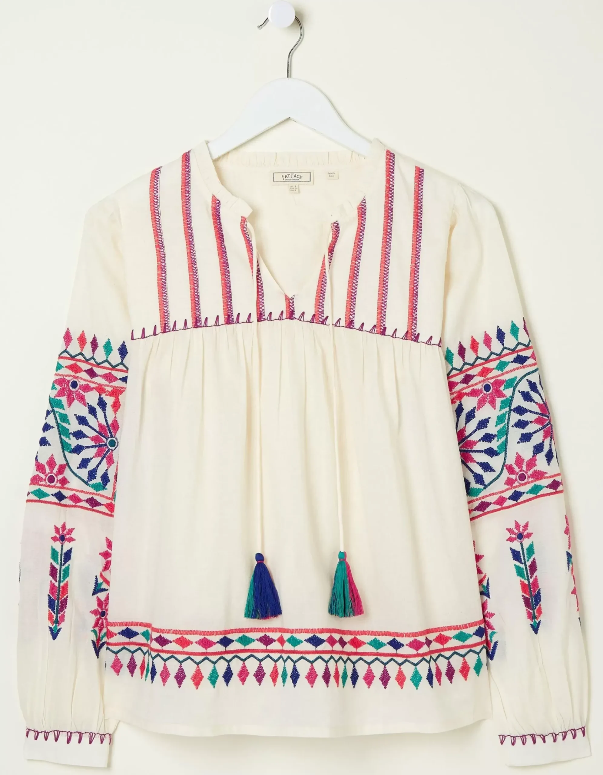 Women FatFace Shirts & Blouses|Ida Embroidered Blouse
