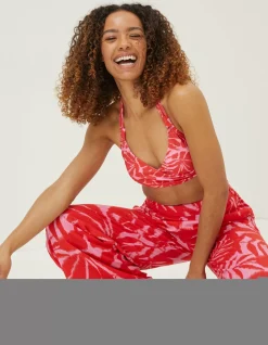 Women FatFace Beachwear & Swimwear|Ikat Leaves Bikini Top