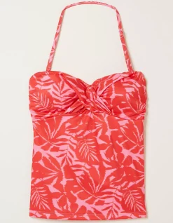 Women FatFace Beachwear & Swimwear|Ikat Leaves Tankini Top