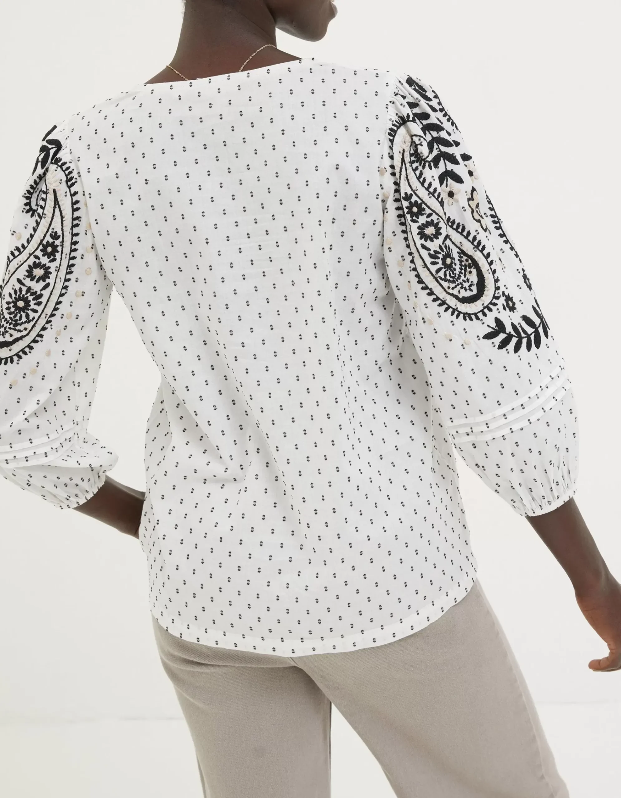 Women FatFace View All|Imogen Embroidered Blouse