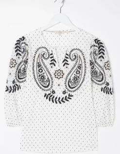 Women FatFace View All|Imogen Embroidered Blouse