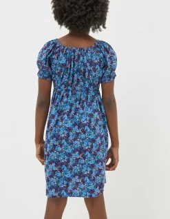 Girls FatFace View All|Ink Floral Printed Midi Dress
