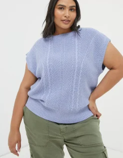 Women FatFace View All|Iris Cable Tank