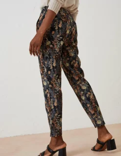 Women FatFace Trousers & Leggings|Isobelle Jacquard Trousers