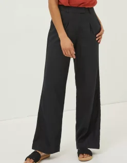 Women FatFace Trousers & Leggings|Ives Wide Leg Linen Trousers