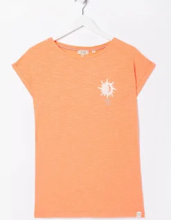 Women FatFace Tops & T-Shirts|Ivy Breathe Deeply Graphic T-Shirt