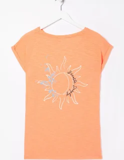 Women FatFace Tops & T-Shirts|Ivy Breathe Deeply Graphic T-Shirt