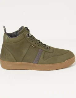 Men FatFace View All|Jacob High Top Trainer