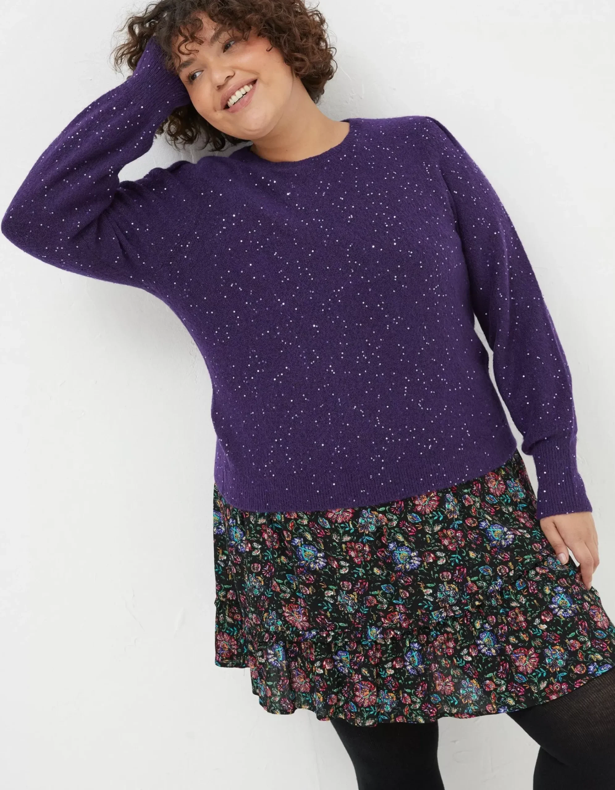 Women FatFace View All|Jasmine Sparkle Jumper