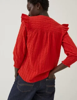 Women FatFace Shirts & Blouses|Jay Frill Blouse