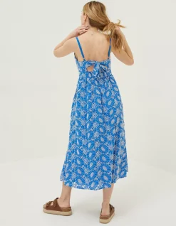 Women FatFace Dresses|Jayden Broderie Midi Dress