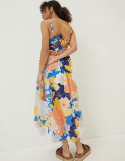 Women FatFace Dresses|Jayden Coastal Midi Dress