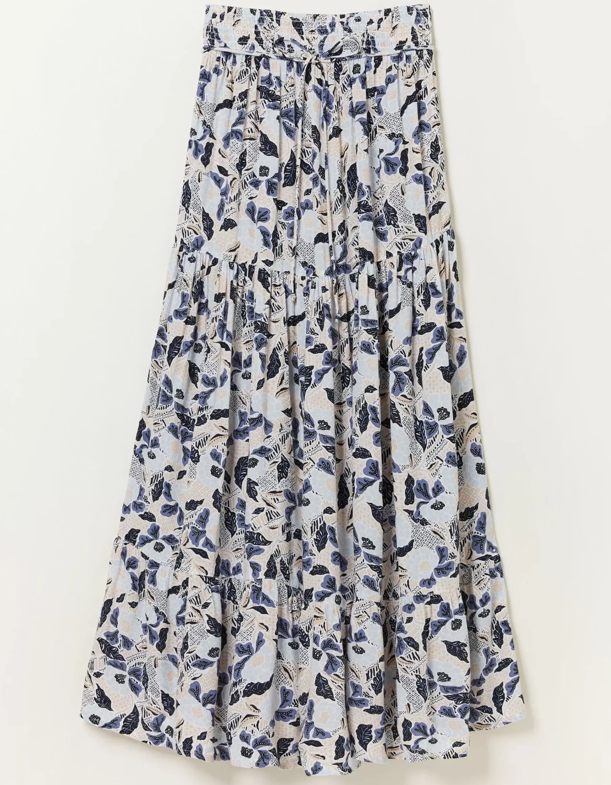 Women FatFace Skirts|Jayla Batik Flower Maxi Skirt