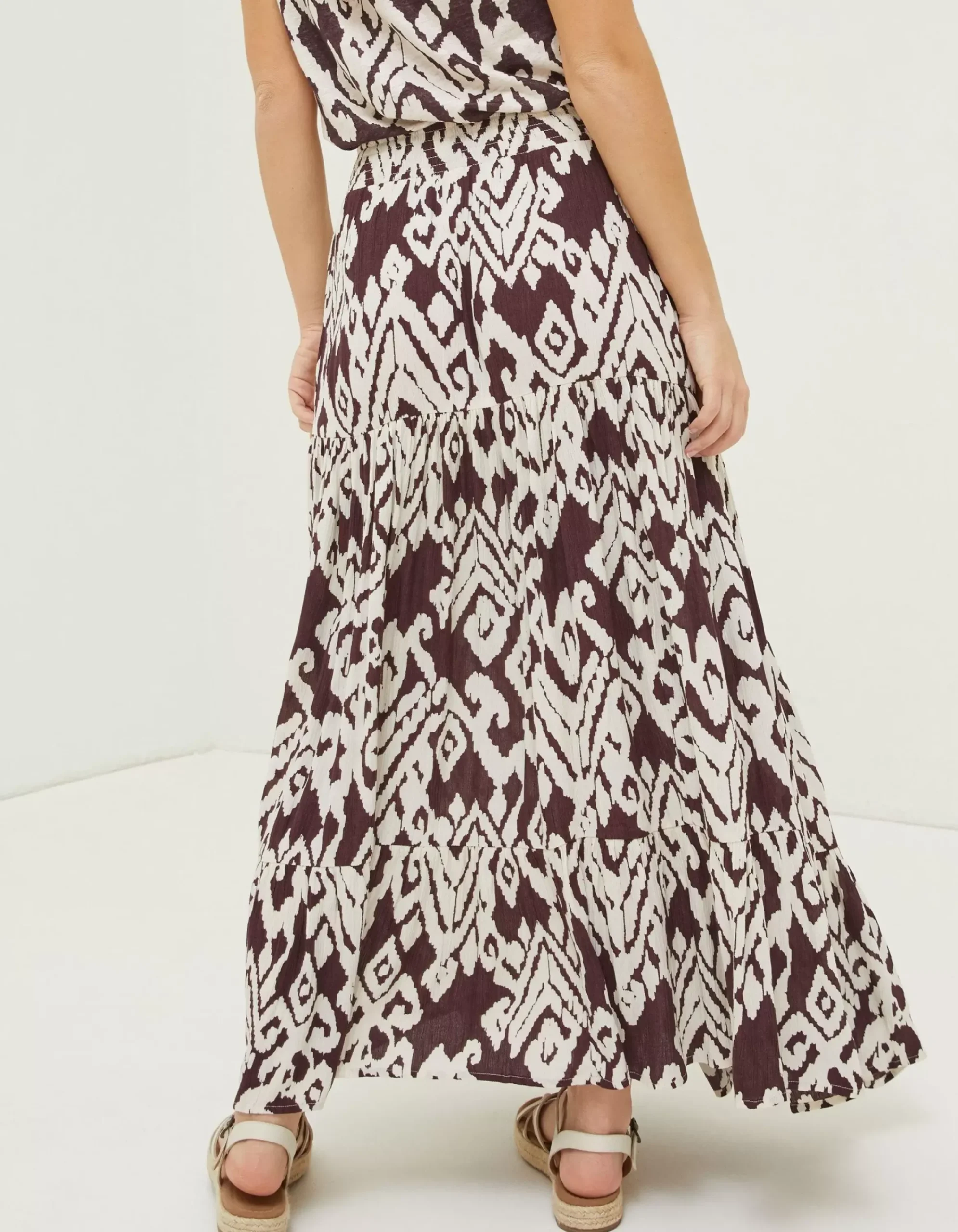 Women FatFace Skirts|Jayla Bold Ikat Maxi Skirt