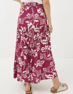 Women FatFace View All|Jayla Wallpaper Floral Maxi Skirt