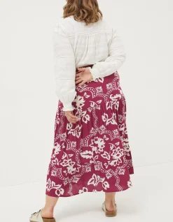 Women FatFace View All|Jayla Wallpaper Floral Maxi Skirt