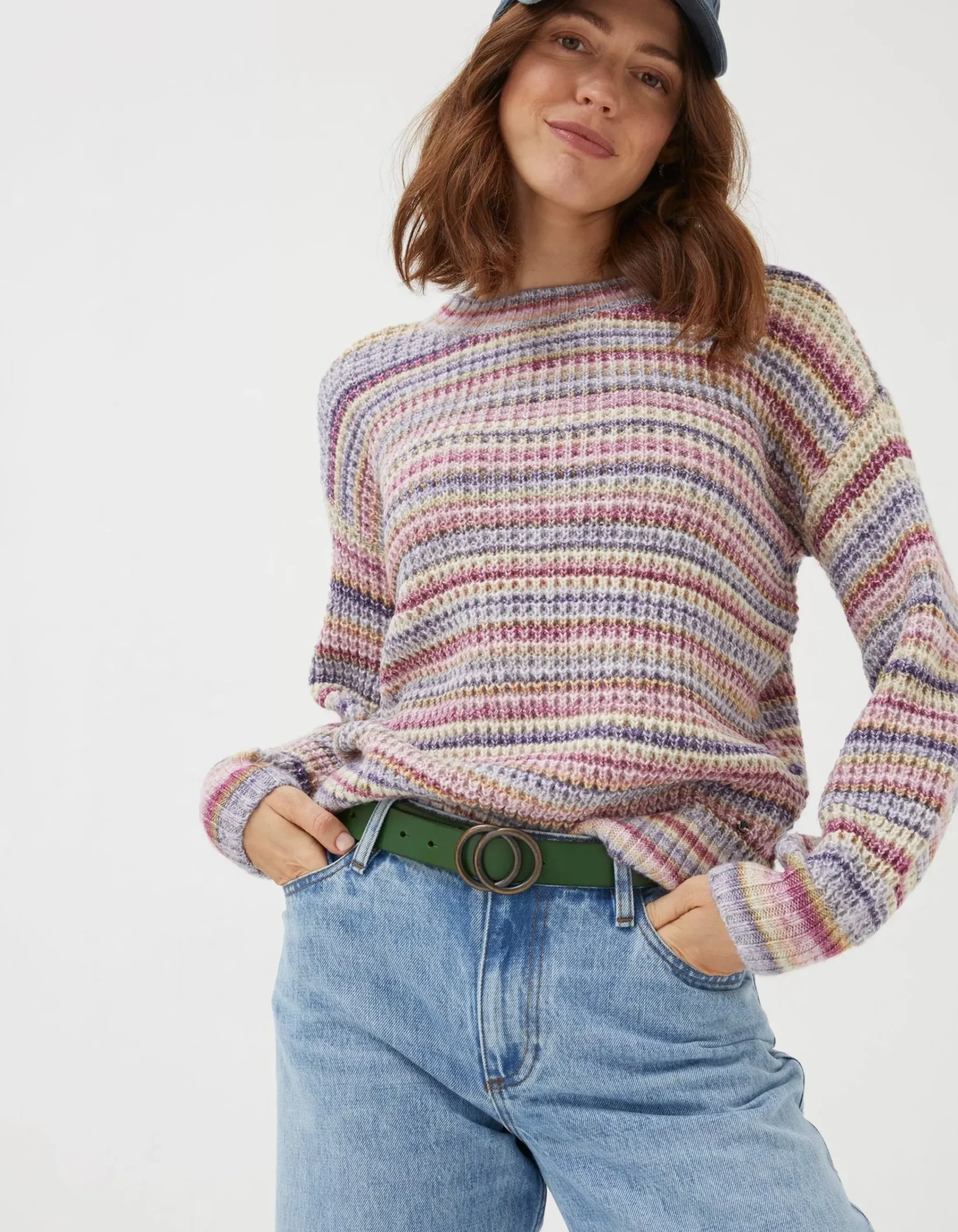 Women FatFace View All|Jean Double Circle Belt