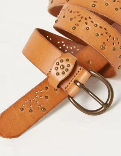 Women FatFace View All|Jean Geo Laser Cut Leather Belt