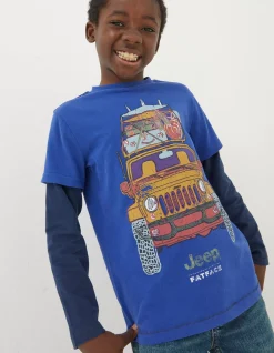Boys FatFace View All|Jeep Graphic T-Shirt