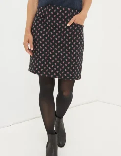 Women FatFace Skirts|Jennie Floral Geo Jersey Skirt