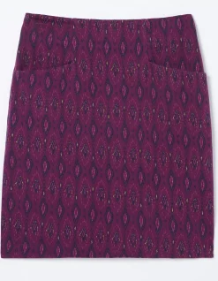 Women FatFace View All|Jennie Ikat Geo Jersey Skirt