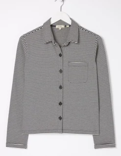 Women FatFace Tops & T-Shirts|Jess Stripe Jersey Shirt