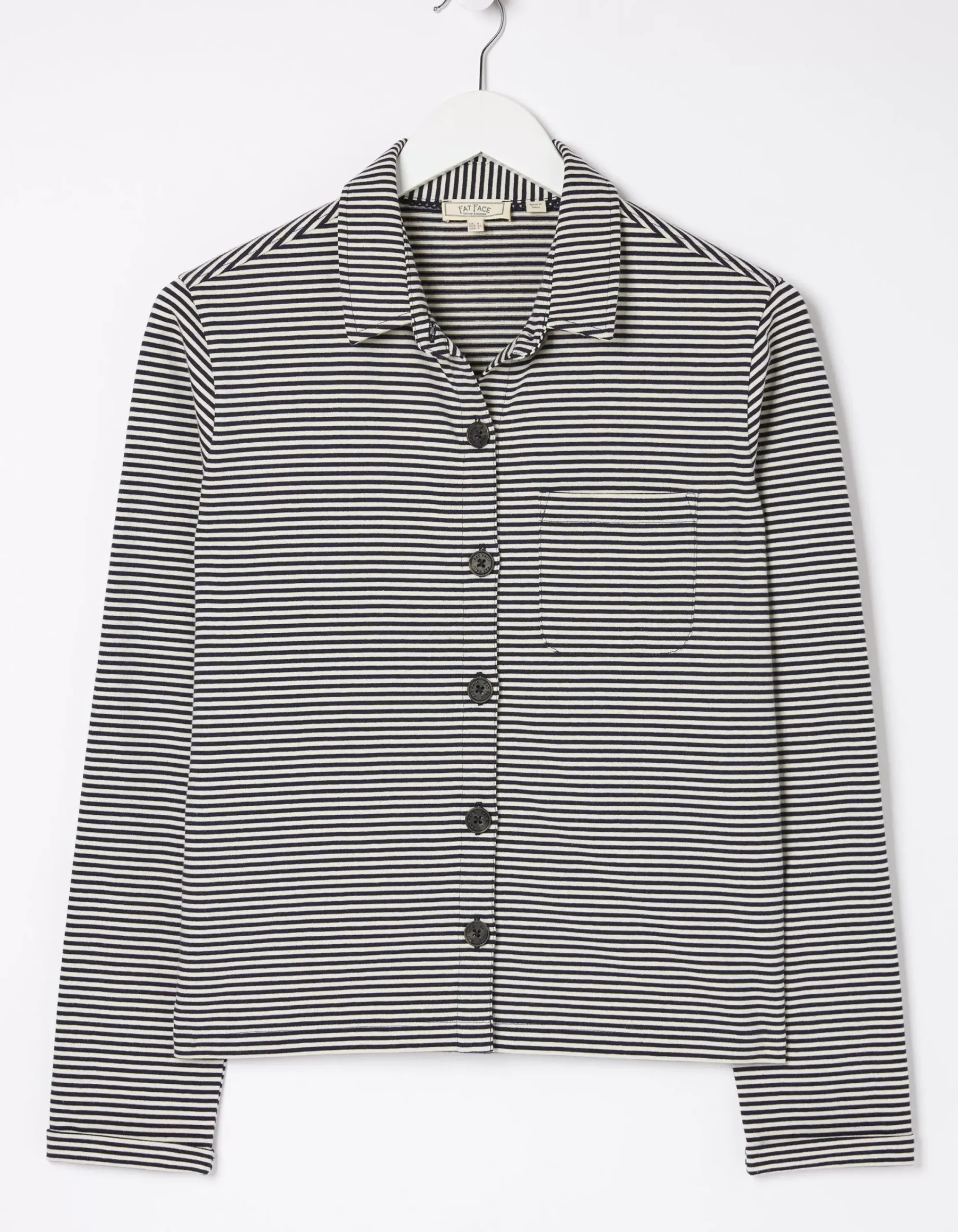 Women FatFace Tops & T-Shirts|Jess Stripe Jersey Shirt