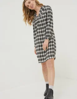 Women FatFace Dresses|Jessie Check Smock Dress