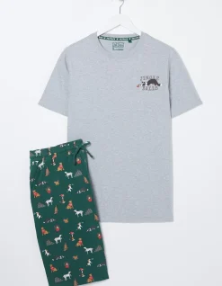 Men FatFace View All|Jingle Balls Pyjama Set