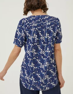 Women FatFace Shirts & Blouses|Jodie Geo Batik Blouse