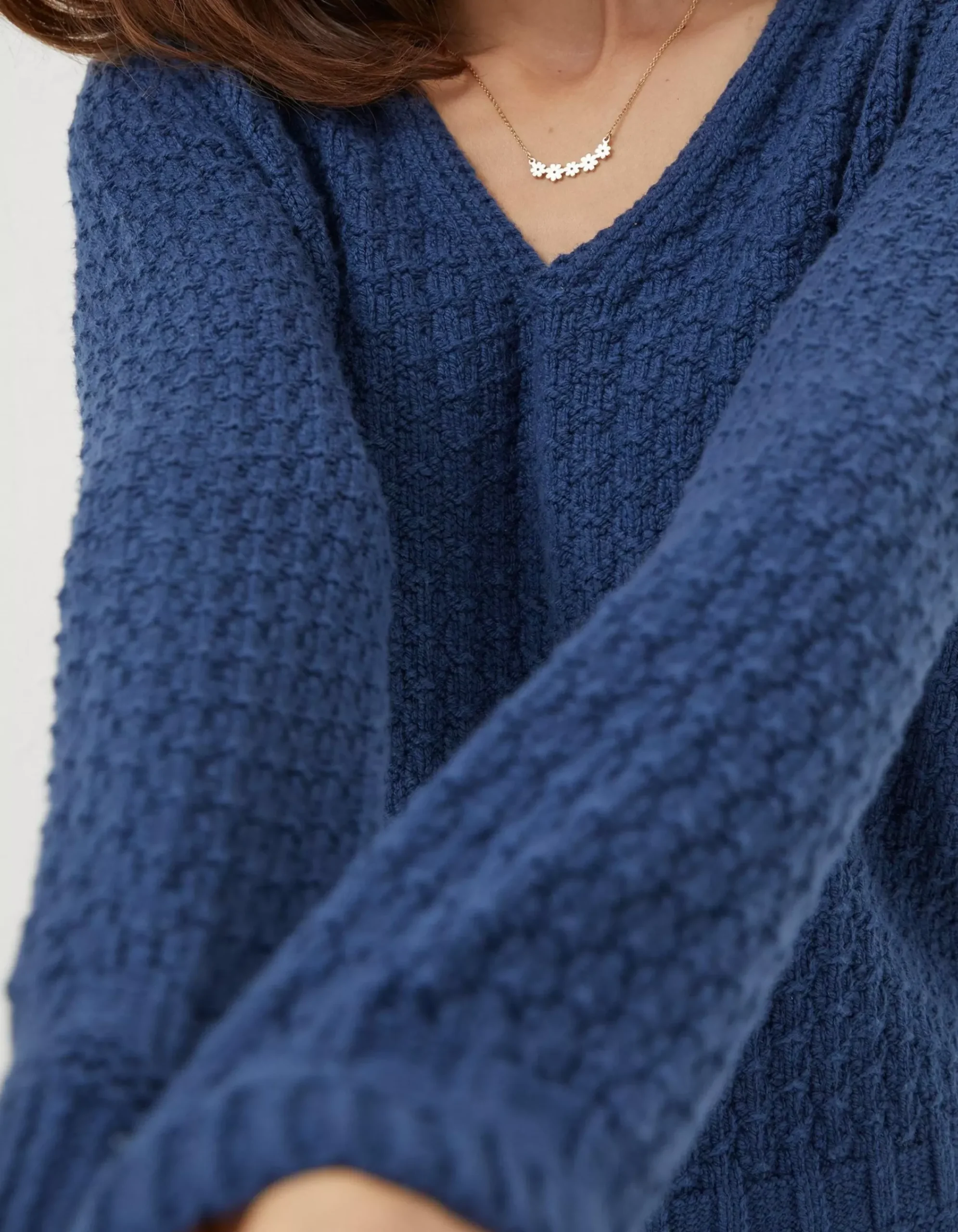 Women FatFace Knitwear|Josie V Neck Jumper