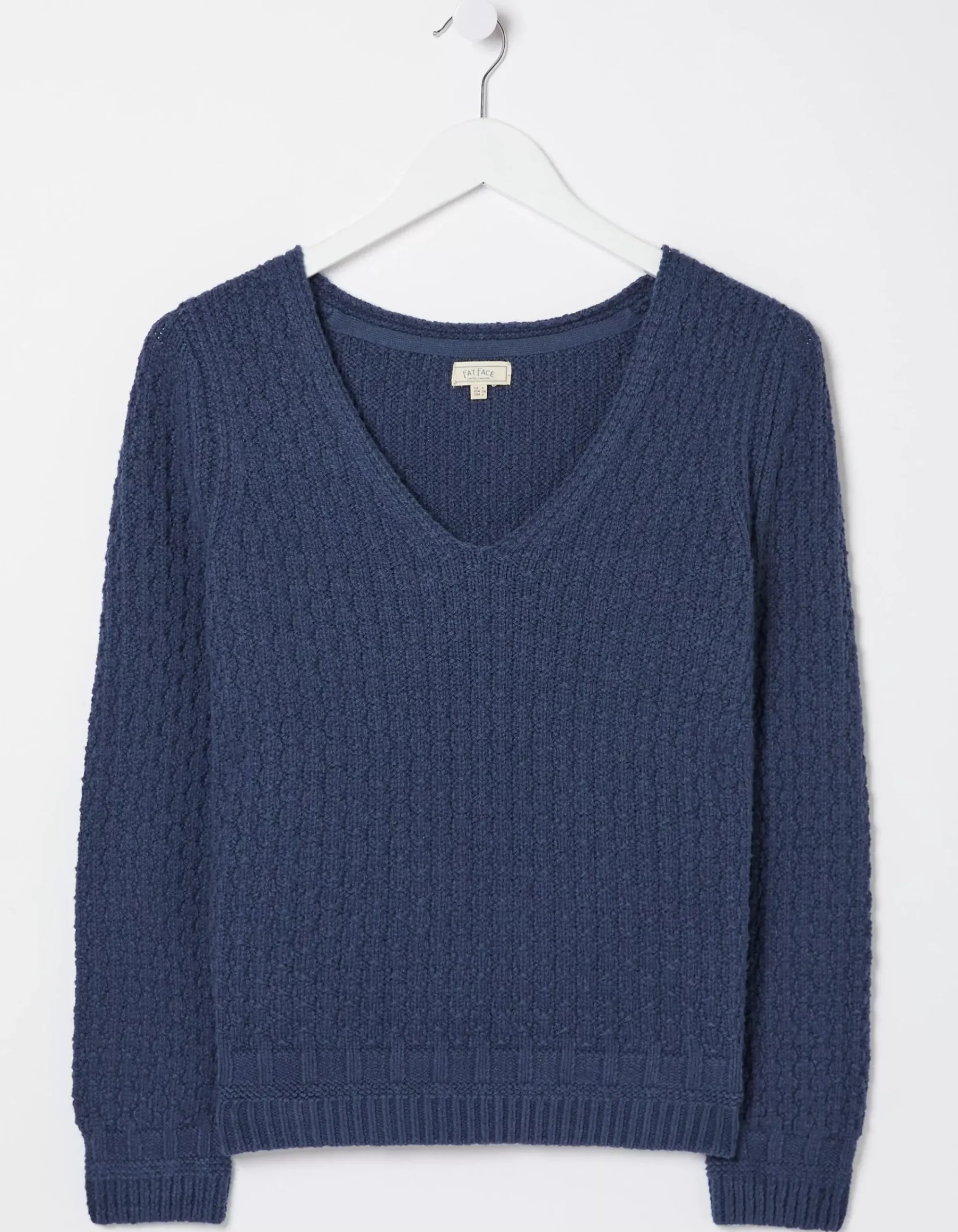 Women FatFace Knitwear|Josie V Neck Jumper