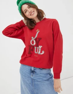 Women FatFace View All|Joyful Graphic Sweatshirt