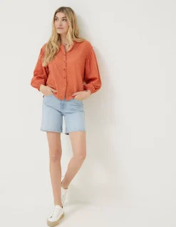 Women FatFace Shirts & Blouses|Jude Jacquard Blouse