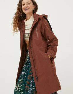 Women FatFace Coats & Jackets|Juno Waterproof Long Coat