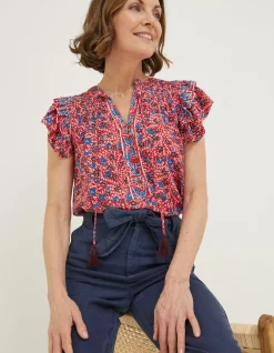 Women FatFace Shirts & Blouses|Kai Meadow Blouse
