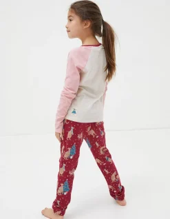 Girls FatFace View All|Kangaroo Pyjama Set