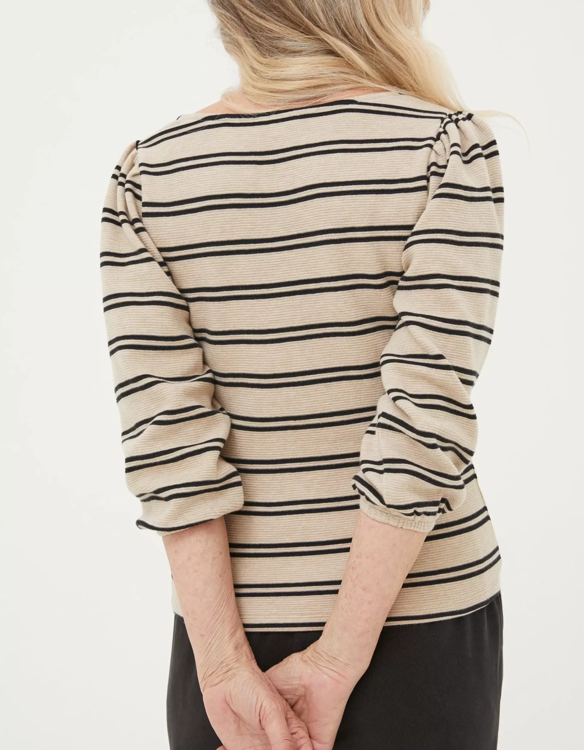 Women FatFace Tops & T-Shirts|Kara Stripe Henley Top