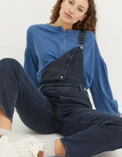 Women FatFace Tops & T-Shirts|Keira Indigo Henley Top