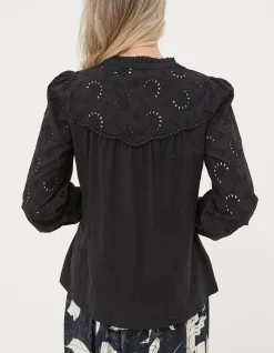 Women FatFace Tops & T-Shirts|Kerry Broderie Top